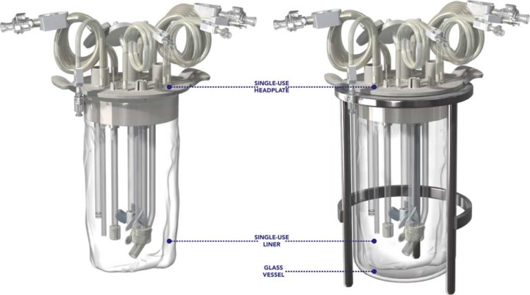 BIOne - In & Out Vessel and Stand (With Callouts)